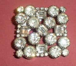 Rhinestone pin from the past, very nice piece - £18.87 GBP