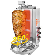  AUTOMATIC DONER SHAWARMA MACHINE LPG GAS TWO 2 STOVE  GYRO SHAWARMA MAC... - $1,235.00 CAD