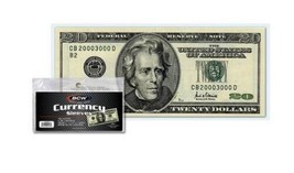 200 Regular Dollar Bill Currency Sleeves - Money Holders- Protectors - £11.59 GBP