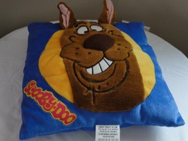 Cartoon Network Scooby Doo 3D Plush Square 14&quot; Throw Toss Bed Pillow Decor - £19.08 GBP