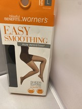 Blissful Benefits Warners Sheer Shaping Pantyhose Women Black Den 20 Tig... - £8.72 GBP