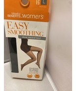 Blissful Benefits Warners Sheer Shaping Pantyhose Women Black Den 20 Tig... - £8.63 GBP