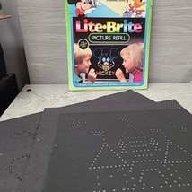 VINTAGE 80s Lite Brite Picture Refill Disney Characters Used  - $9.00