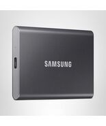 Samsung T7 Portable SSD 2TB External Solid State Drive 1050MB/s Titan Gr... - $197.99