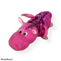 Flip A Zoo Plush Unicorn Dragon 13 Inches Sequin Stuffed Animal Kids Toy - £16.22 GBP