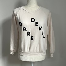 Wildfox Dare Devil Cropped Sweatshirt Small - £23.14 GBP