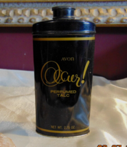 Vintage AVON  PRODUCTS Occur! Perfumed Talc in Tin  2.75 oz Full - £7.87 GBP