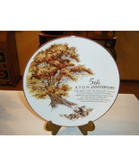 AVON 5th Anniversay - THE GREAT OAK&#39; Plate - David H.McConnell - 22k gol... - £8.85 GBP