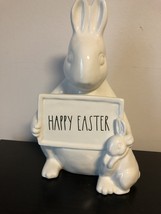 Ra Dunn Artisan Collection by Magenta Bunny holding &quot;Happy Easter&quot; Sign - £27.93 GBP