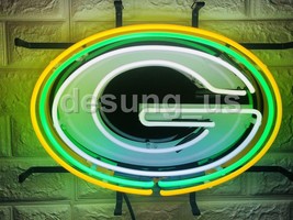 New Green Bay Packers Beer Light Lamp Neon Sign 20&quot;x16&quot; with HD Vivid Printing - £133.15 GBP