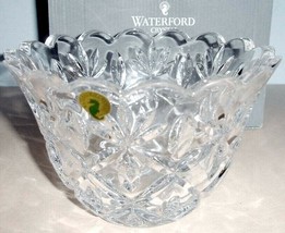 Waterford Sara Crystal Flared Bowl 7&quot; Scalloped Top #40016214 New - £103.51 GBP