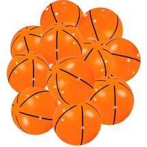 12Pcs Inflatable Basketballs Beach Balls,16 Inch Sports Themed Basketbal... - £22.18 GBP