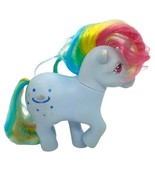 My Little Pony MLP &quot;Moonstone&quot; Blue Unicorn Rainbow Hair Vintage Hasbro ... - £7.54 GBP