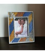 Silver Pebble Decorated Photo Frame J089 - £31.51 GBP