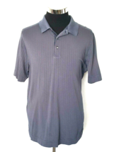 Cutter &amp; Buck Polo Shirt Men&#39;s Size Large Gray  Dry Tec Luxe Activewear ... - £9.49 GBP