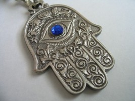 Hamsa grapes keychain for wealth blessing with evil eye protection kabbalah - £7.63 GBP