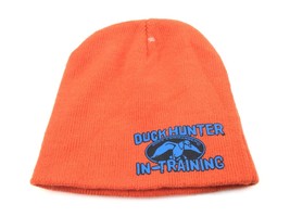 Duck Hunter in Training Beanie Hat One Size 100% Acrylic Stretchy Knit H... - £12.42 GBP