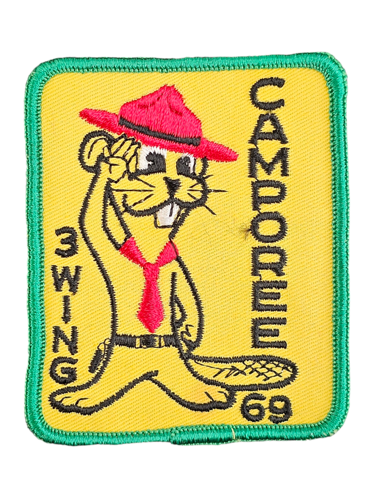 BSA Boy Scouts 3Wings Camporee  3 3/4&quot; Tall Patch Badge - $8.86