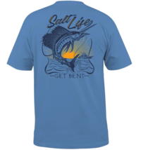 Mens Salt Life Golden Hour Graphic Pocket Short Sleeve T-Shirt - XL &amp; La... - €17,49 EUR