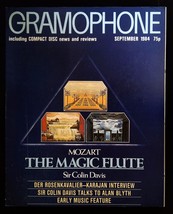 Gramophone Magazine September 1984 mbox1645 Mozart The Magic Flute - £5.88 GBP