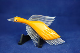 Bakelite &amp; Lucite Flying Duck Brooch Pin - RARE - £156.53 GBP