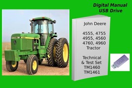 John Deere 4555 4755 4955 4560 4760 4960 Tractor Manual Set See Description - £34.17 GBP