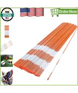 Complete 100PC Driveway Marker Kit - 48-Inch Snow Stakes with Gloves &amp; D... - $2,400.03 MXN