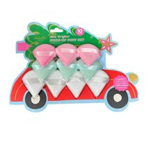 Danielle Creations 10pc Makeup Puff Set Holiday Car w/ Christmas Tree Gi... - €10,96 EUR