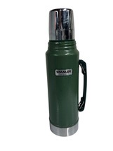 Stanley Classic Vacuum Insulated Stainless Steel Thermos 1.1 Quart Green - $28.60
