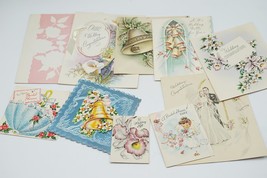 Lot of 10 Wedding &amp; Shower Greeting Card 1950&#39;s - £15.54 GBP