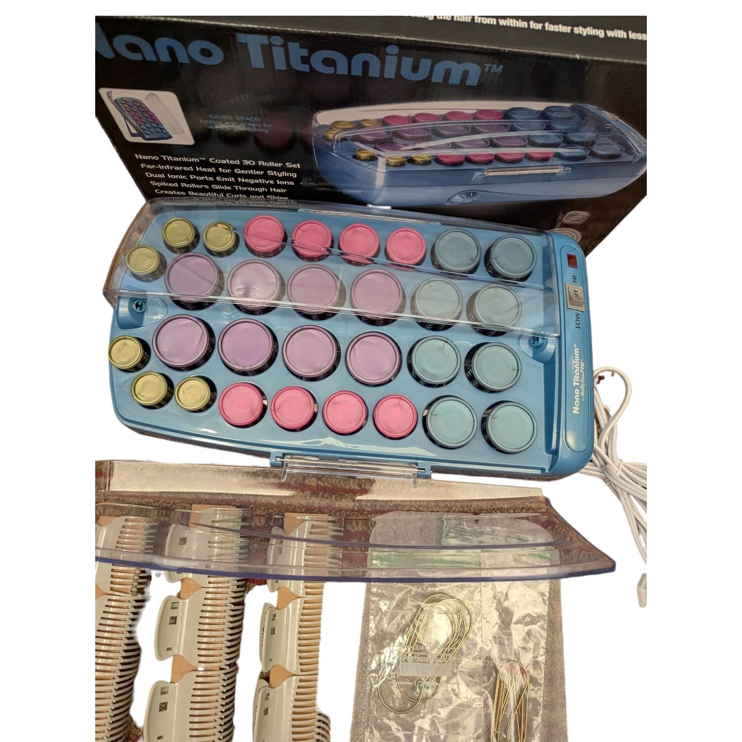 BaBylissPRO Nano Titanium Coated Professional 30 Hot Rollers Set - WORKS Item image 2
