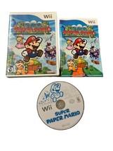 Super Paper Mario (Nintendo Wii) Clean Tested Complete W/ Manual CIB Video Game - £13.44 GBP