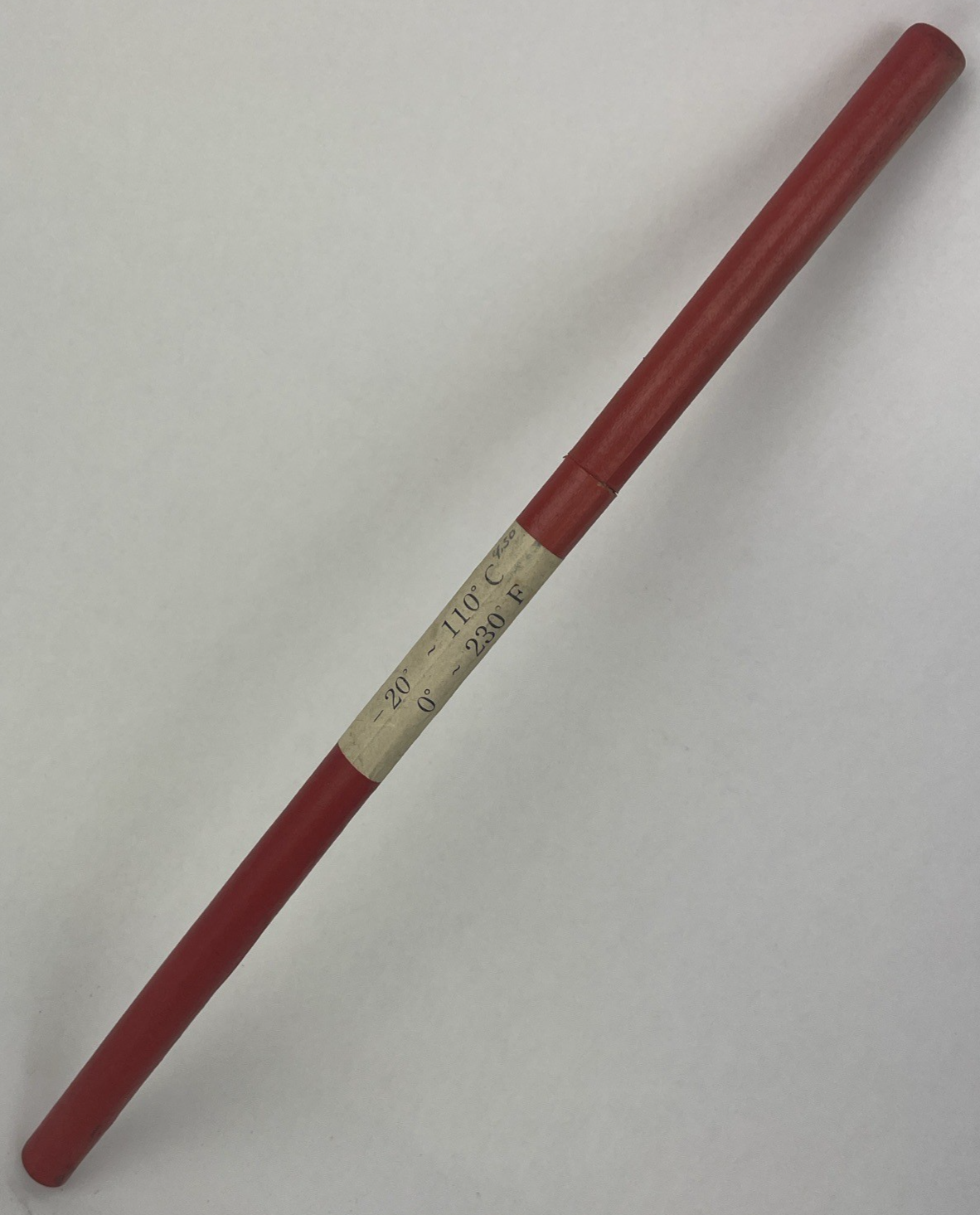 Vintage Thermometer Japan 76mm Immersion WOOD CO 12”  0 To 230 F -  M 648G Item image 6
