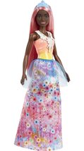 Barbie Dreamtopia Royal Fashion Doll with Light-Pink Hair &amp; Sparkly Bodi... - £7.75 GBP