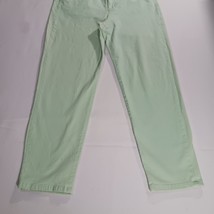 Gloria Vanderbilt Jeans Womens 16 Green Ankle Grazer Cadence Stretch Denim 32x27 image 15
