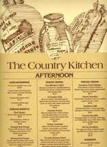 The Country Kitchen Menu Callaway Gardens Pine Mountain Georgia 1985 - £22.18 GBP