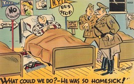 Cpl Charles Brunner U S WW2 SOLDIER-1942 Military Comic Postcard - £7.18 GBP