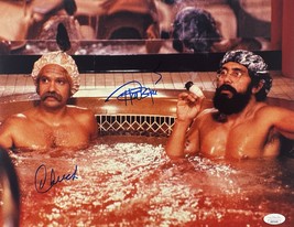 Cheech And Chong Autographed Dual Signed 11x14 Photo Jsa Witnessed Certified - £70.78 GBP