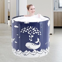 The Ptlsy Portable Bathtub, Japanese Soaking Bath Tub For Shower Stall, ... - £46.57 GBP