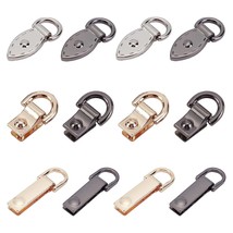 12 Pack Metal Bag Chain Buckle, 6 Styles Alloy Purse Suspension Clasp Ha... - £11.52 GBP