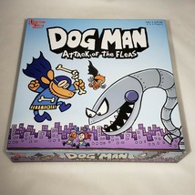 Dog Man Attack of the Fleas Board Game 2019 University Games DogMan EUC Age 6+ - £13.32 GBP