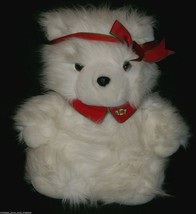 16&quot; Vintage 1987 Dayton Hudson Mb Girl Teddy Bear Christmas Stuffed Animal Plush - £26.05 GBP