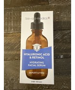 Skin-aid-medics Hyaluronic Acid &amp; Retinol Hydrating Facial Serum  2 Oz - $198.28 MXN