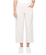 S.C. &amp; Co. Womens Pants Tan Beige White Cropped Wide Leg Tummy Control P... - $54.69 CAD