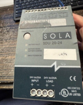 Emerson SOLA SDU 20-24 INDUSTRIAL DC UPS 24VDC 20A - $2,338.90 MXN