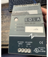 Emerson SOLA SDU 20-24 INDUSTRIAL DC UPS 24VDC 20A - $172.31 CAD