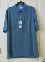 Greg Norman ML75 Play Dry Performance Polo Blue White Men&#39;s Sz XL-XXL NWT - $434.59 MXN