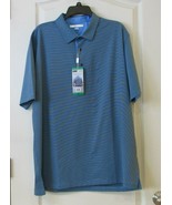 Greg Norman ML75 Play Dry Performance Polo Blue White Men&#39;s Sz XL-XXL NWT - $434.36 MXN