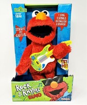 Sesame Street Rock and Rhyme Elmo Talking, Singing 14-Inch Plush Toy - £26.55 GBP
