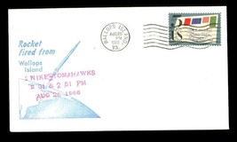 FDC Postal History NASA Rocket Fired Wallops Island VA Nike Tomahawk Aug 26 1966 - £7.86 GBP